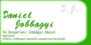 daniel jobbagyi business card